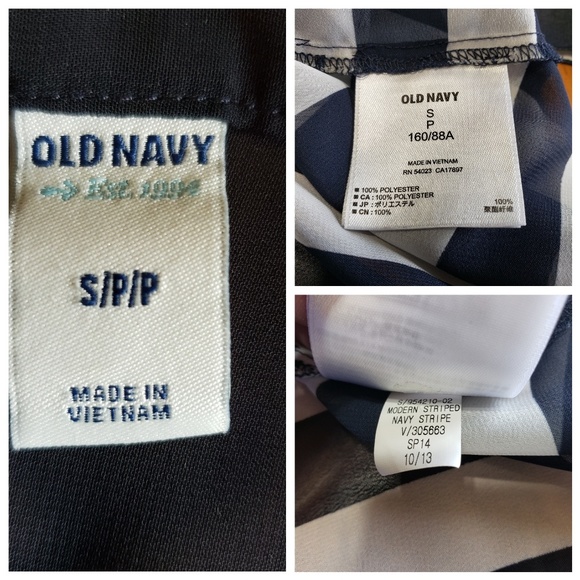OLD NAVY Stripe Blouse!!! - Picture 4 of 8